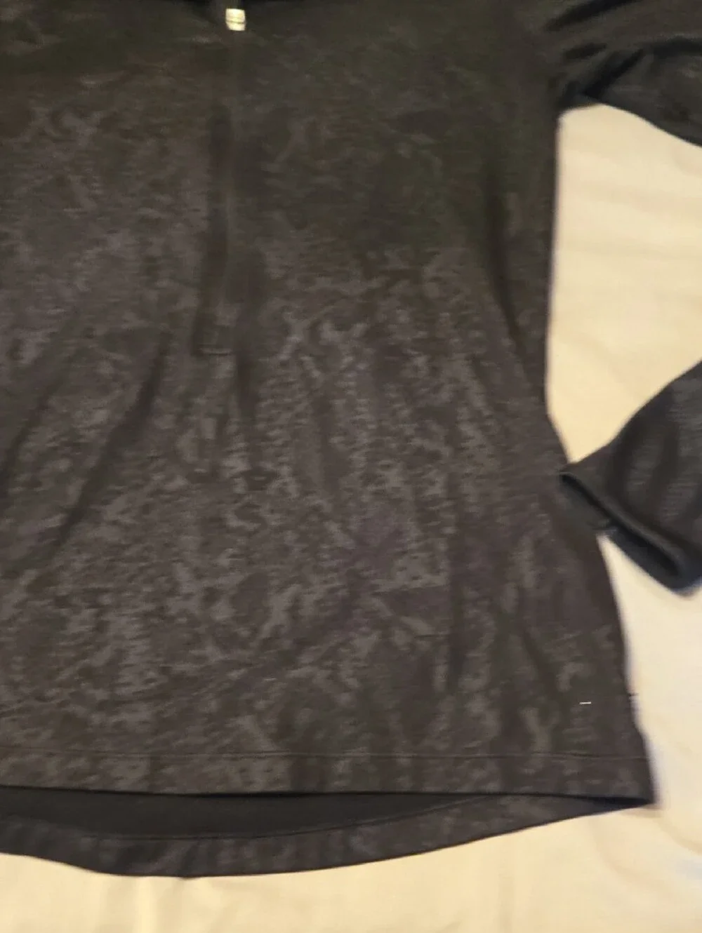 Nike Black Jacquard Half-Zip Pullover